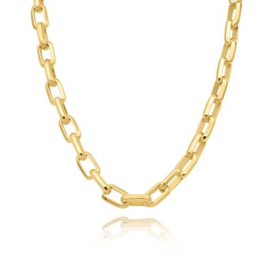 Links Necklace [Gold Plated] - 10MM