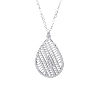 Cherished Spot Map Necklace [Sterling Silver] 