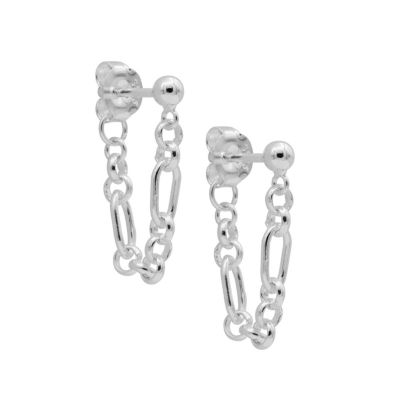 Loop Chain Earrings [Sterling Silver]