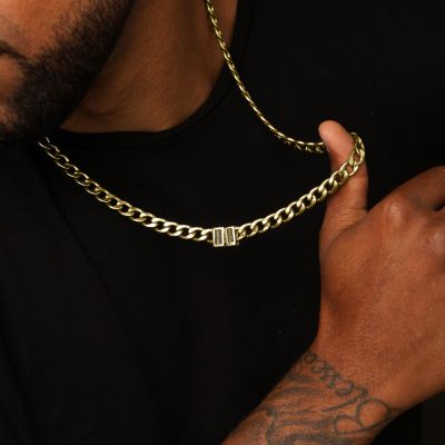Cuban Link Chain With Names [Gold Plated]