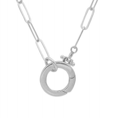 Cara Paperclip Necklace [Sterling Silver]