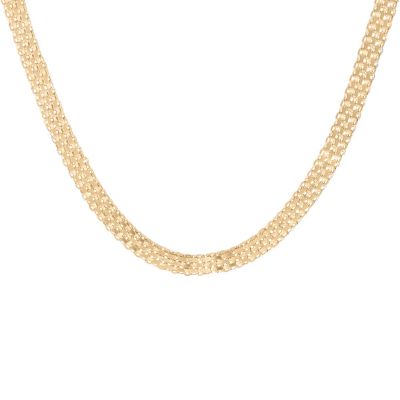 Herringbone Necklace [18K Gold Plated]