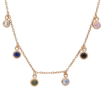Happiness Galore Necklace [18k Rose Gold Plated]