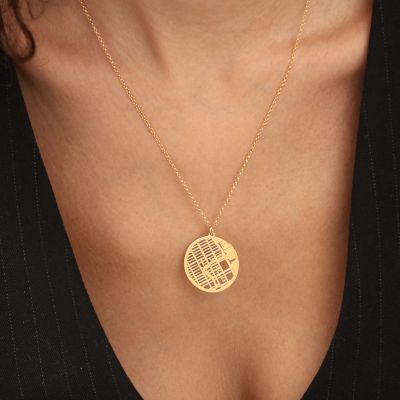Precious Spot Map Necklace [18K Gold Vermeil]