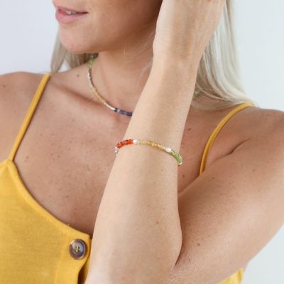 Gemstone Synergy Bracelet - Sterling Silver