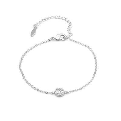 Pavé Circle Bracelet With Crystals 