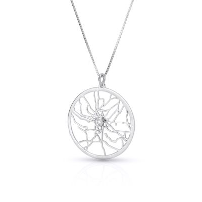 Precious Spot Map Necklace