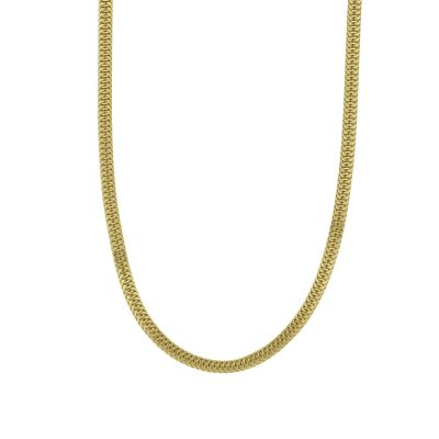 Madison Herringbone Necklace [18k gold plated]