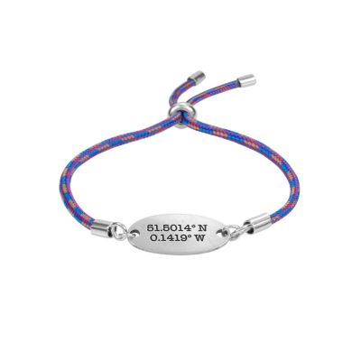 Cherished Touch Coordinates Bracelet [Sterling Silver]