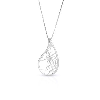 Threads Of Life Map Necklace
