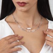Classic Paperclip Necklace - Sterling Silver