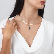 Ann Herringbone Necklace 