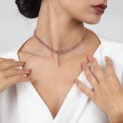 Herringbone Necklace [18K Rose Gold Plated]