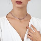 Herringbone Necklace [18K Rose Gold Plated]