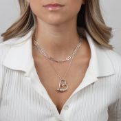Classic Paperclip Necklace - Sterling Silver
