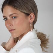 Harmony Pink Pearl Earrings [Sterling Silver]