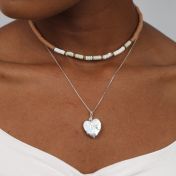 Sandy Beach Howlite Necklace