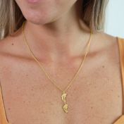 Footsteps Name Necklace