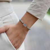 Hera Evil Eye Hematite Bracelet