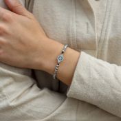 Hera Evil Eye Hematite Bracelet