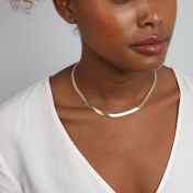 Ann Herringbone Necklace 