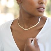 Ann Herringbone Necklace 