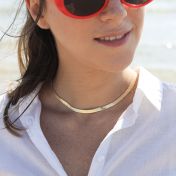 Ann Herringbone Necklace 