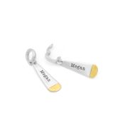 Bar Drop Name Charm [14K Gold & Sterling Silver]