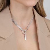 Bar Drop Name Charm [14K Gold & Sterling Silver]
