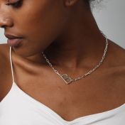 Be Yourself Initial Necklace [Sterling Silver]