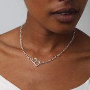 Be Yourself Initial Necklace [Sterling Silver]