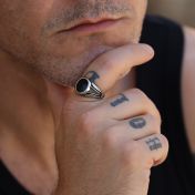 Blackbeard's Lost Men Ring - Sterling Silver