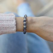 Blue Ocean Engraved Bracelet