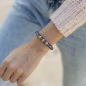 Blue Ocean Engraved Bracelet