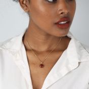 Sun Love Carnelian Sphere Necklace