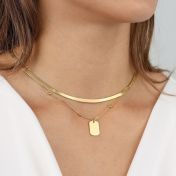 Classic Tag Necklace [18K Gold Plated]