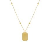 Classic Tag Necklace [18K Gold Plated]