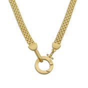 Cara Herringbone Necklace [18K Gold Vermeil]