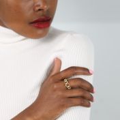 Bold Link Chain Ring