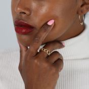 Bold Link Chain Ring