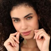 Cherished Spot Silhouette Map Necklace [18K Gold Plated]