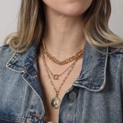 French Vintage Coin Necklace