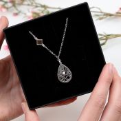 Cherished Spot Map Necklace 