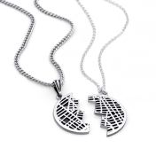 Shared Destiny Map Pendants [Sterling Silver]