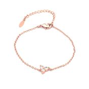 Crystal Bloom Bracelet [Rose Gold Plated]