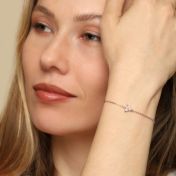Crystal Bloom Bracelet [Rose Gold Plated]