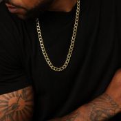 Cuban Link Chain Necklace [Gold Plated] - 8MM