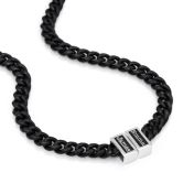 Dark Cuban Link Chain With Names - 6MM