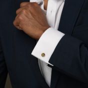 Navigator's Map Eclipse Cufflinks [18K Gold Vermeil]