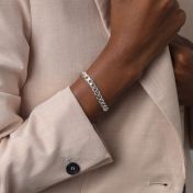 Classic Beca Bracelet [Sterling Silver Curb Chain]